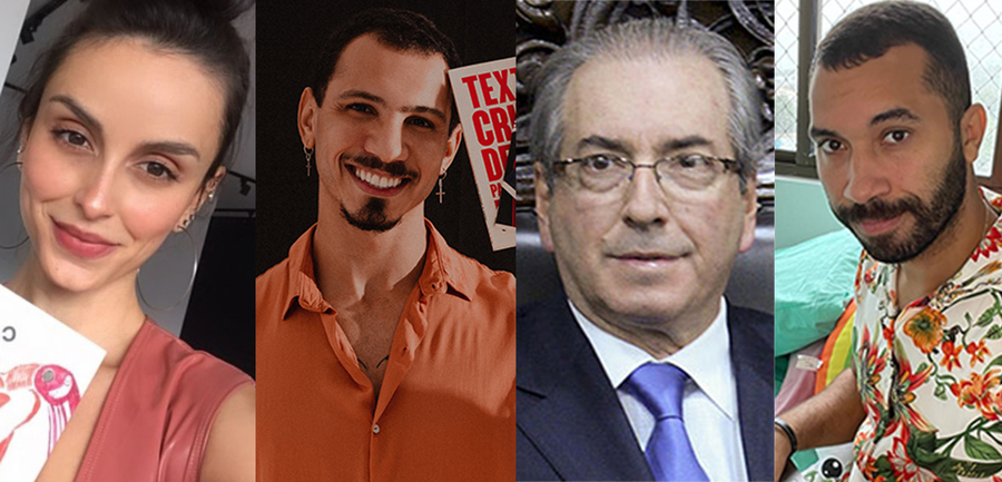 Aline Bei, Igor Pires, Eduardo Cunha e Gil do Vigor | © Divulgação Aline Bei, Igor Pires, Eduardo Cunha e Gil do Vigor | © Divulgação