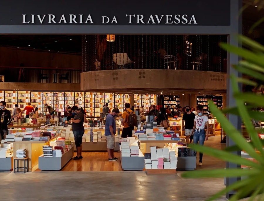 A décima loja da Livraria da Travessa foi inaugurada em novembro, no Shopping CasaPark de Brasília | © Redes sociais da livraria