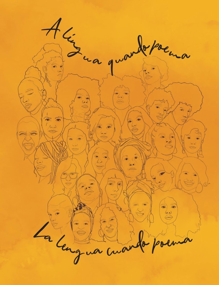 A língua quando poema Capa A língua quando poema Capa