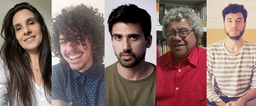 Fernanda Caleffi, Dalgo Silva, Gael Rodrigues, Cesar Américo e Moisés Mendoza Fernanda Caleffi, Dalgo Silva, Gael Rodrigues, Cesar Américo e Moisés Mendoza