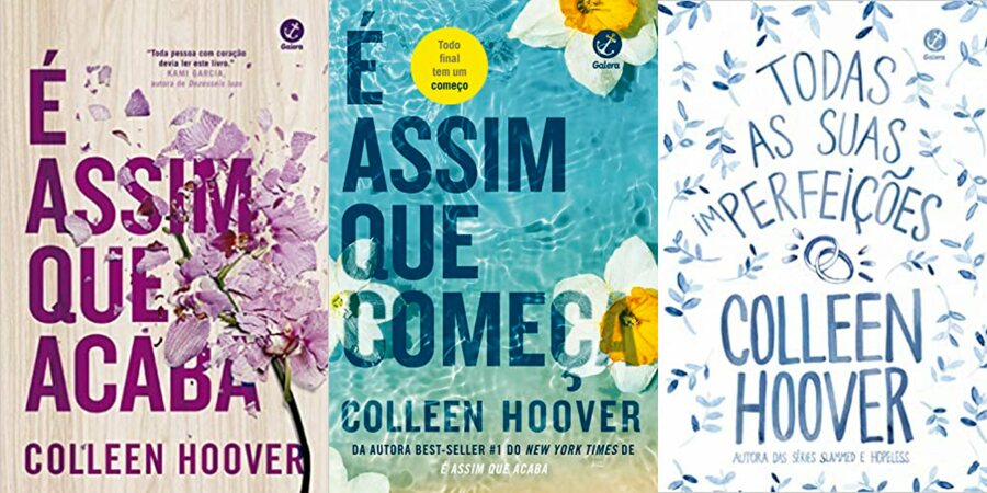Três livros de Colleen Hoover terminaram o ano na Lista de Mais Vendidos do PN