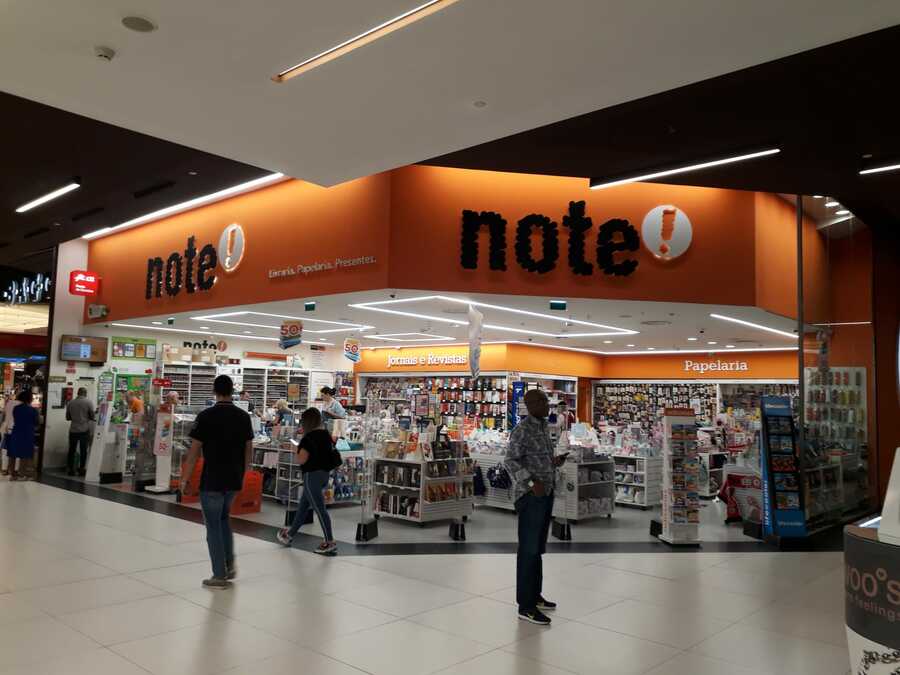 Loja Note! dentro de supermercado