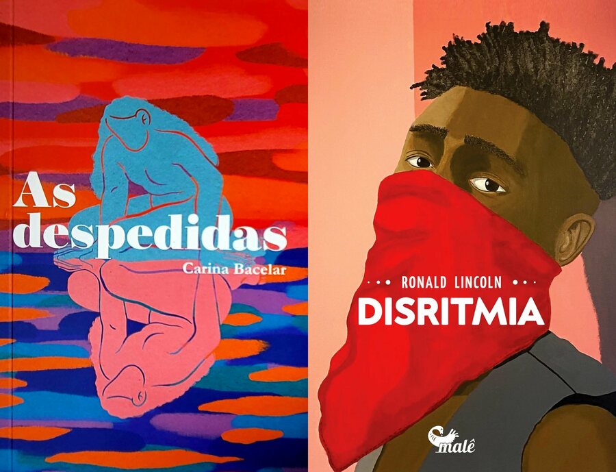 Capas dos livros de Carina Bacelar e Ronald Lincoln