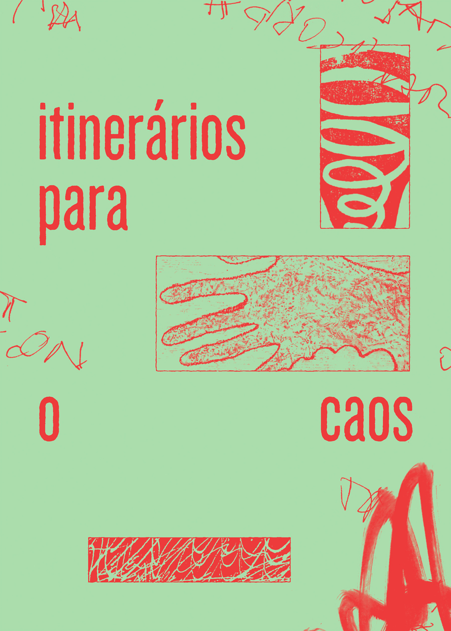 'Capa de Itinerários para o caos' 'Capa de Itinerários para o caos'