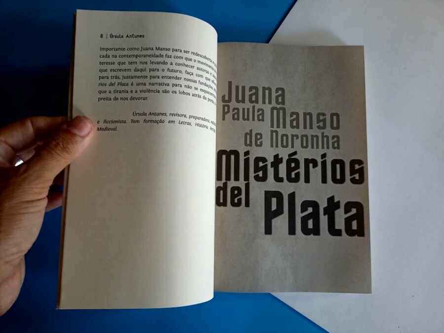 Livro de Juana Manso é o primeiro lançamento do selo Pretérito | © Delirium Editora