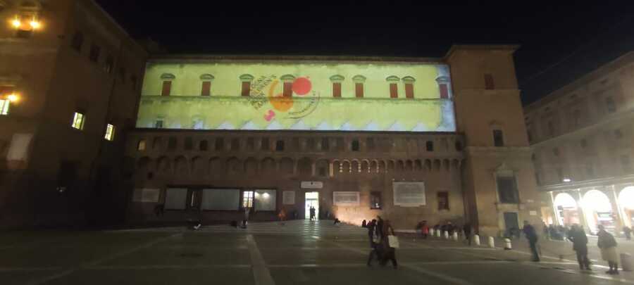 Videomapping em homenagem à feira no Centro Histórico