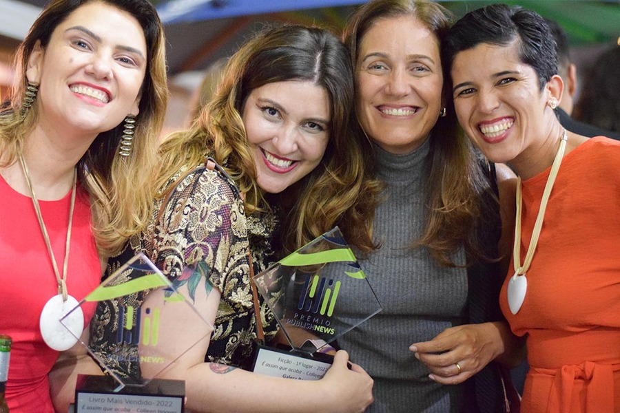 Franciele Silva, Rafaella e Roberta Machado e Maria Gabriela Massa | © Larissa Caldin / PublishNews