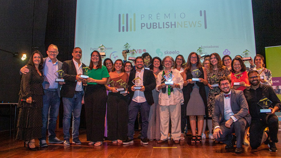 Os vencedores do Prêmio PublishNews 2023 | © Joca Duarte