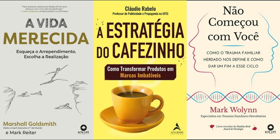 Alta Books se destaca entre as novidades da Lista de Mais Vendidos Alta Books se destaca entre as novidades da Lista de Mais Vendidos