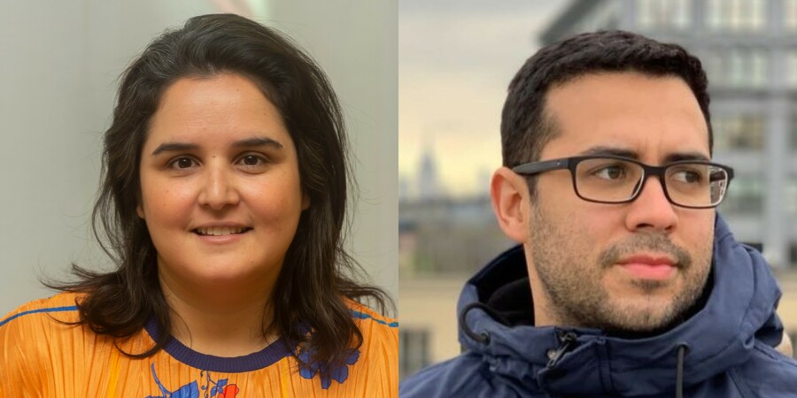 Alice Mello e André Lodos, do grupo HarperCollins Brasil | © HarperCollins Alice Mello e André Lodos, do grupo HarperCollins Brasil | © HarperCollins