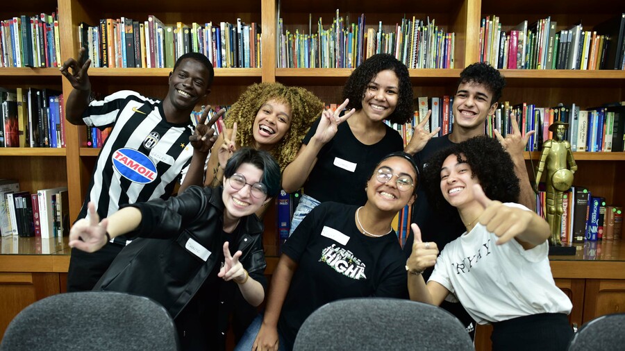 Primeira turma da Academia Editorial Júnior (AEJ) | © SNEL