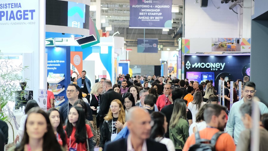 Bett Brasil 2023 reuniu 35 mil pessoas | © Divulgação Bett Brasil Bett Brasil 2023 reuniu 35 mil pessoas | © Divulgação Bett Brasil