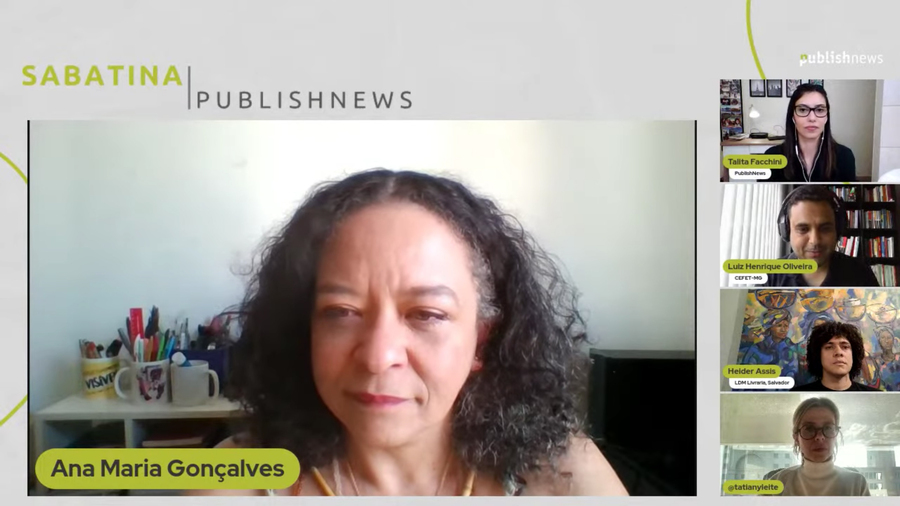 Ana Maria Gonçalves foi convidada da Sabatina PublishNews; veja a entrevista na íntegra