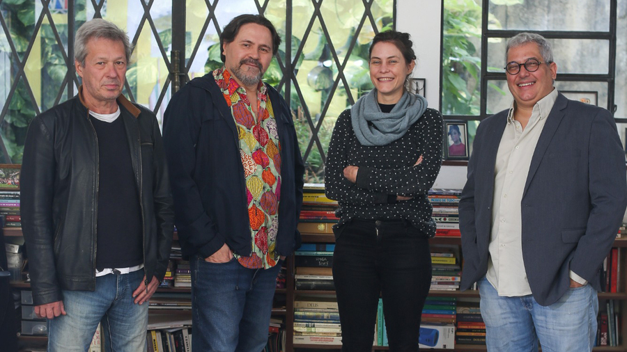 Claudiney Ferreira, Marcelino Freire, Cecilia Arbolave e Marcelo Sollero | © Francio de Holanda