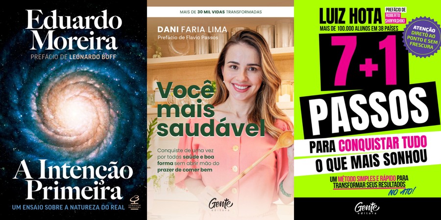 'Você mais saudável' (Gente) é a principal novidade da Lista de Mais Vendidos