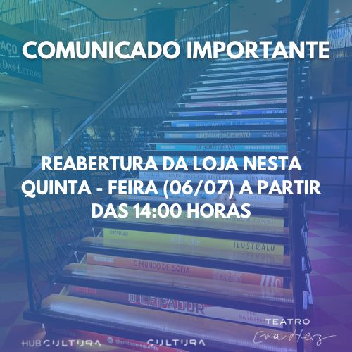 Imagem divulgada pela Livraria Cultura Imagem divulgada pela Livraria Cultura