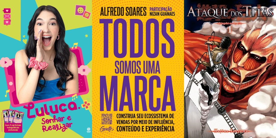 Algumas das novidades da Lista de Mais Vendidos desta sexta-feira (14)