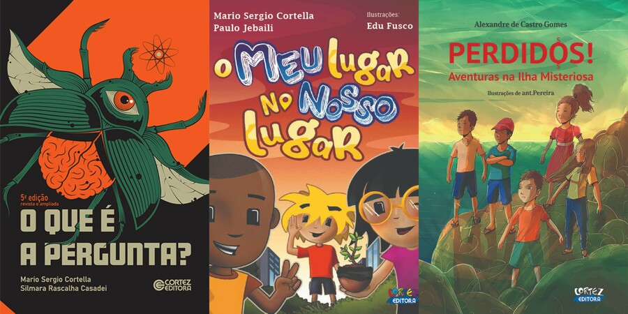 Alguns dos lançamentos da Cortez na Bienal do Livro Rio | © Cortez Editora