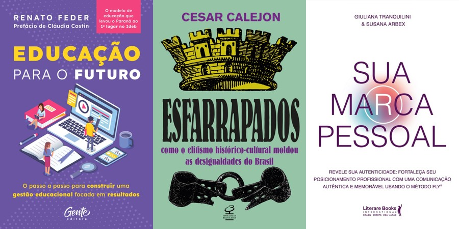 Novos livros na Lista de Mais Vendidos da semana