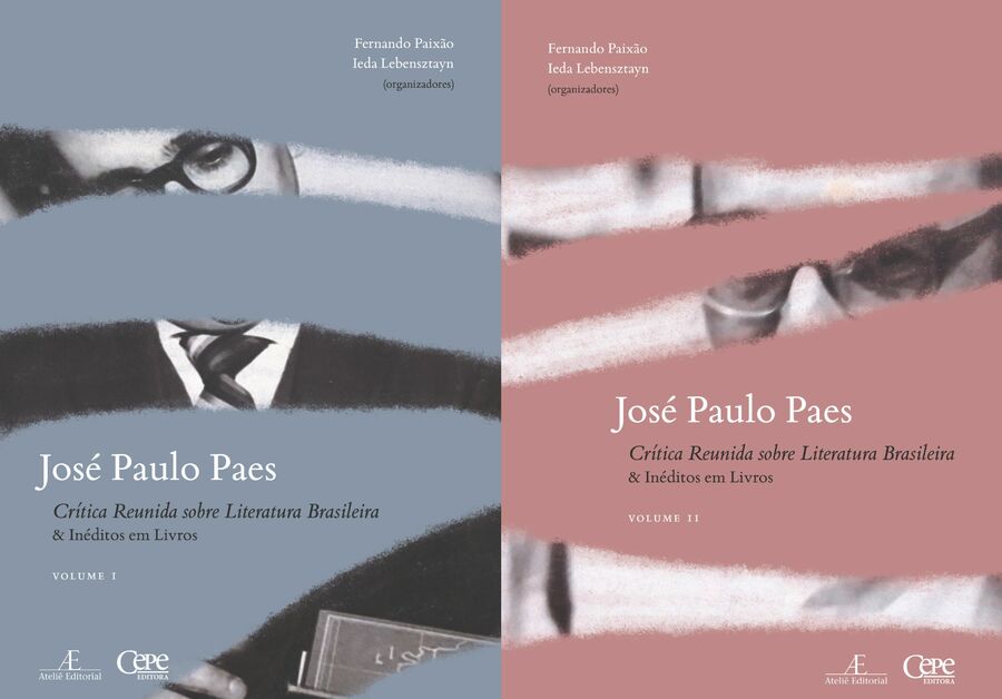 Obra em dois volumes reúne a produção crítica de José Paulo Paes | © Ateliê/Cepe