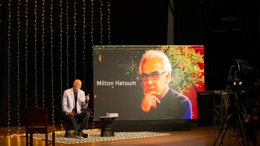 Flipoços participou do Festival de Literatura do Mundo em 2022, e um dos convidados foi Milton Hatoum | © LitFestBergen