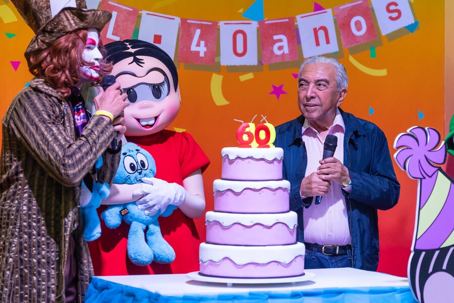 Mauricio de Sousa celebrou 60 anos da Mônica na Bienal | © Bienal do Livro Rio