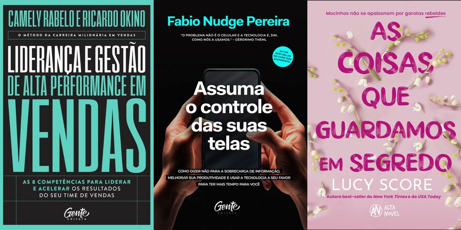 Livros da Editora Gente e do Grupo Editorial Alta Books na Lista de Mais Vendidos