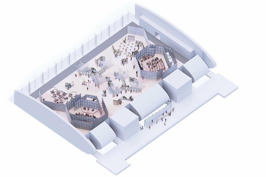 Projeto do Pavilhão da Eslovênia em Frankfurt | © Studio Sadar Projeto do Pavilhão da Eslovênia em Frankfurt | © Studio Sadar