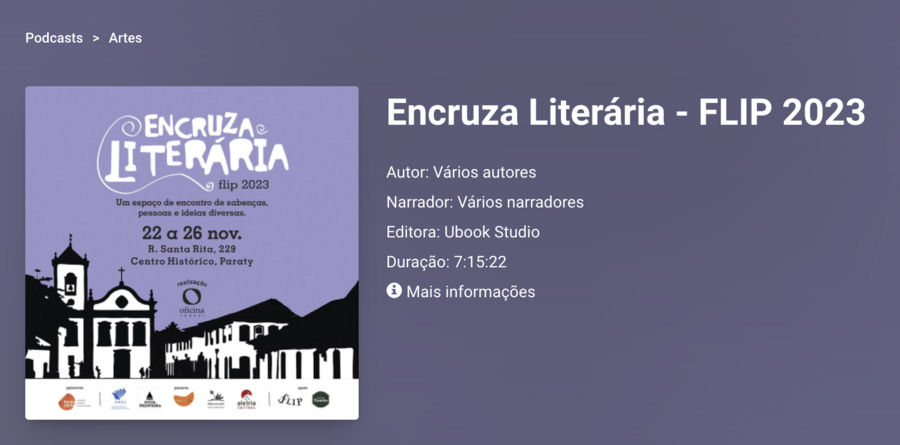Podcast da Encruza Literária já está disponível na Ubook | © Ubook