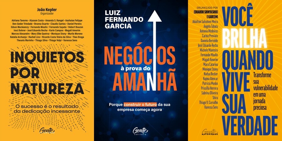 Livros da Editora Gente no topo da Lista de Mais Vendidos do PN da semana