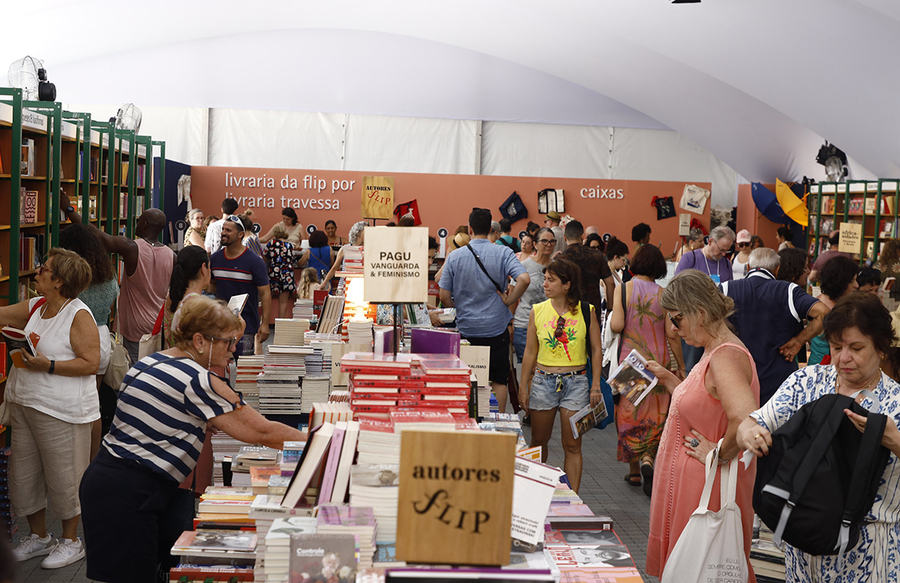 Livraria da Travessa na Flip 2023 | © SaraDeSantis Livraria da Travessa na Flip 2023 | © SaraDeSantis