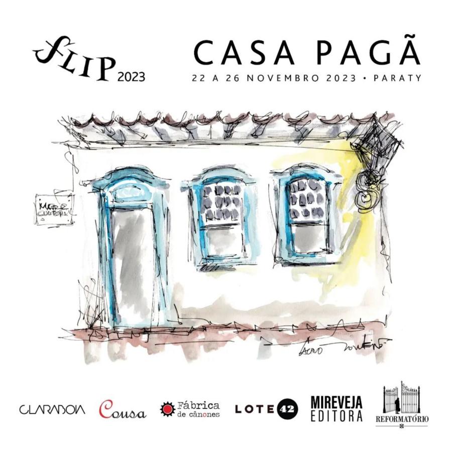 Casa Pagã reúne seis editoras no centro histórico de Paraty durante a Flip | © Casa Pagã Casa Pagã reúne seis editoras no centro histórico de Paraty durante a Flip | © Casa Pagã