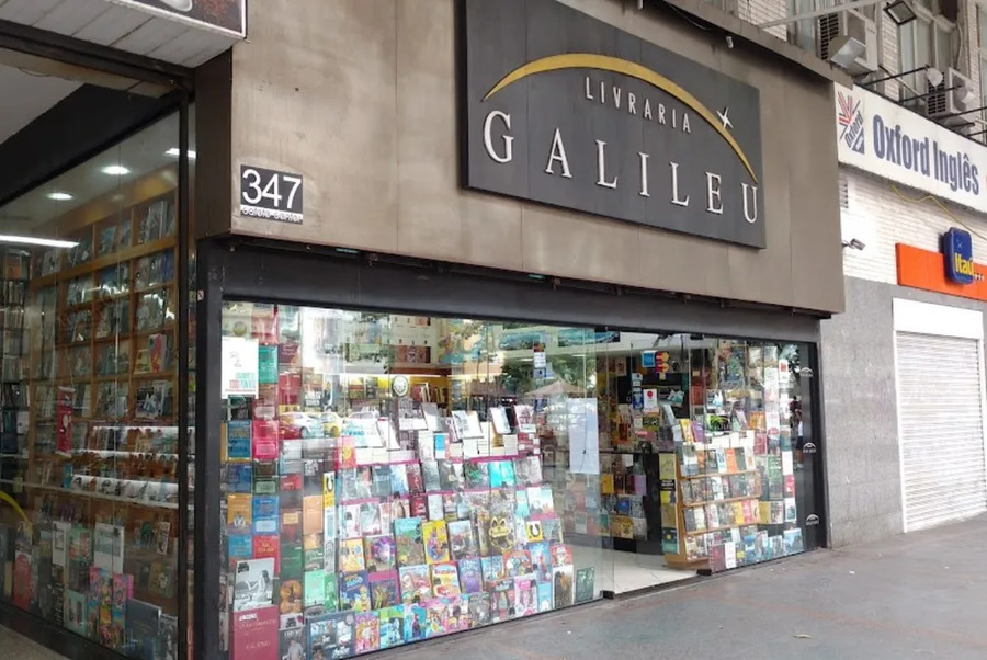 Livraria Galileu no Largo do Machado anunciou seu fechamento | © Reprodução