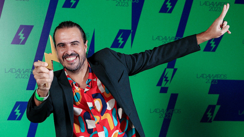 Leonardo Iaccarino na cerimônia do LAD Awards 2023 | © Arquivo pessoal