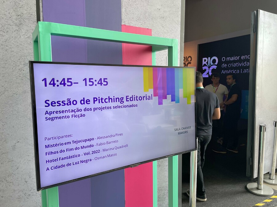 Pitching editorial do Rio2C reúne autores com profissionais dos mercados criativos | © Guilherme Sobota / PublishNews Pitching editorial do Rio2C reúne autores com profissionais dos mercados criativos | © Guilherme Sobota / PublishNews