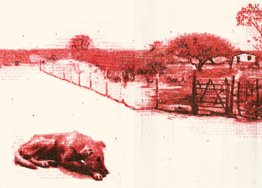 Ilustração de Hal Widson para o