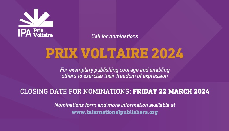 Chamada aberta para o IPA Prix Voltaire 2024 Chamada aberta para o IPA Prix Voltaire 2024