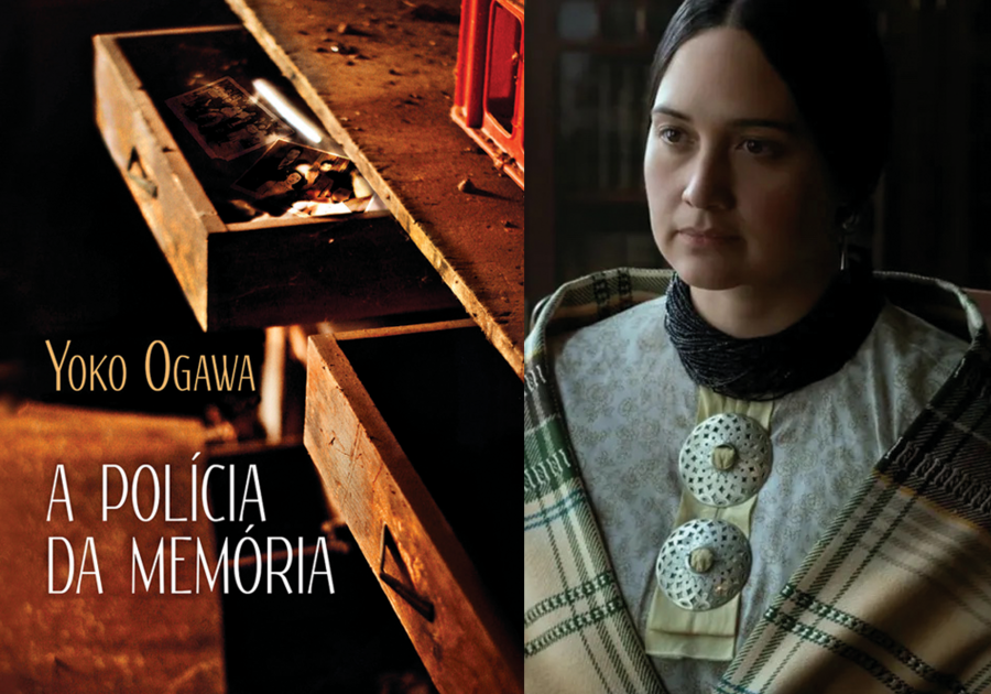 Capa 'A polícia da memória' e a atriz Lily Gladstone © Divulgação / Apple TV
