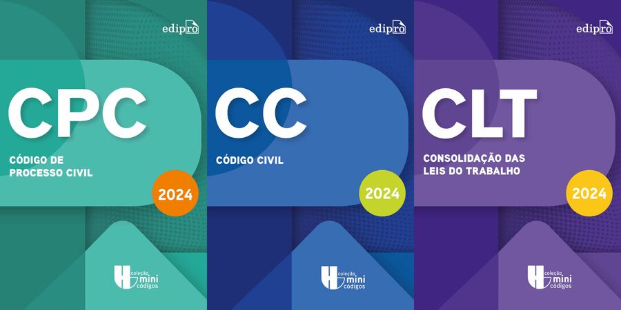 Capas da nova coleção de minicódigos | © Edipro