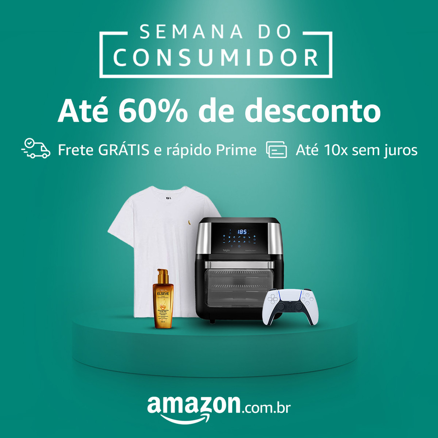 Semana do Consumidor vai até o dia 18/3 | © Amazon Semana do Consumidor vai até o dia 18/3 | © Amazon