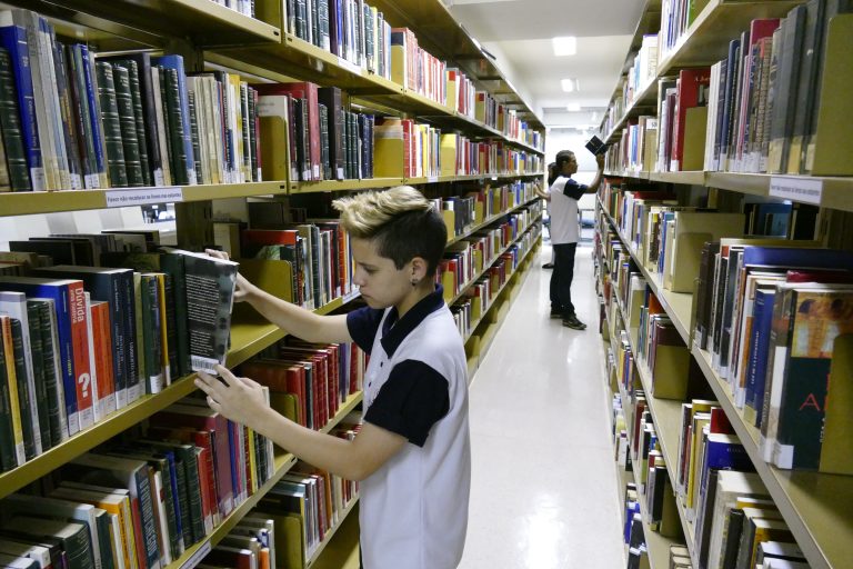 Sistema deverá estabelecer acervo mínimo de livros em bibliotecas escolares | © Roque de Sá/Agência Senado
