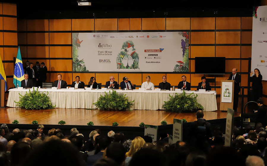 Autoridades brasileiras e colombianas na abertura da 36ª FILBo Autoridades brasileiras e colombianas na abertura da 36ª FILBo