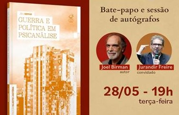 Nesta terça-feira 28, às 19h, Joel Birman participa de bate-papo e sessão de autógrafos de novo livro | © Divulgação
