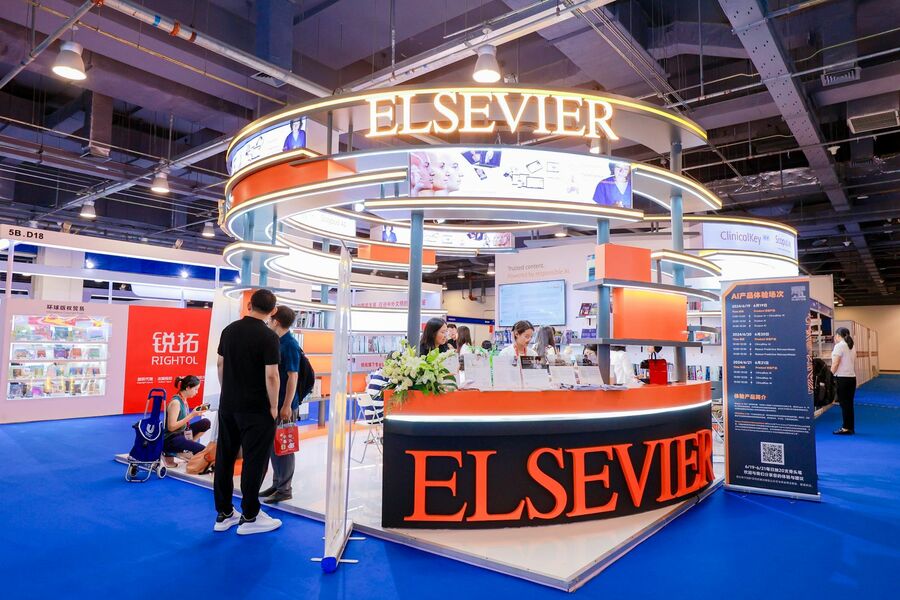A Elsevier é uma das grandes editoras presentes na Feira | © BIBF A Elsevier é uma das grandes editoras presentes na Feira | © BIBF