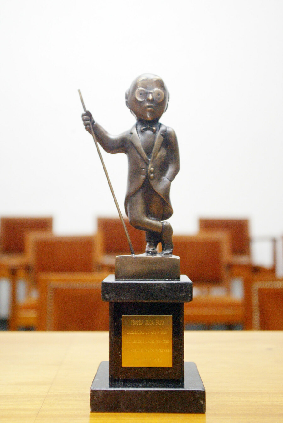 O Troféu Juca Pato é a réplica do personagem criado pelo jornalista Lélis Vieira e imortalizado pelo ilustrador e chargista Benedito Carneiro Bastos Barreto