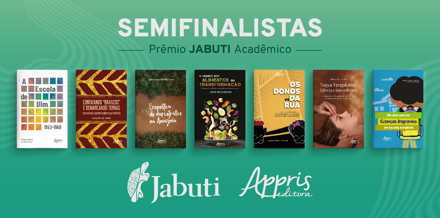Sete livros da editora Appris estão na semifinal do Jabuti Acadêmico | © Appris