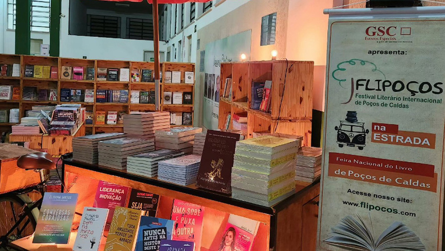 Livraria Flipoços no HT está de volta em 2024 | © Flipoços