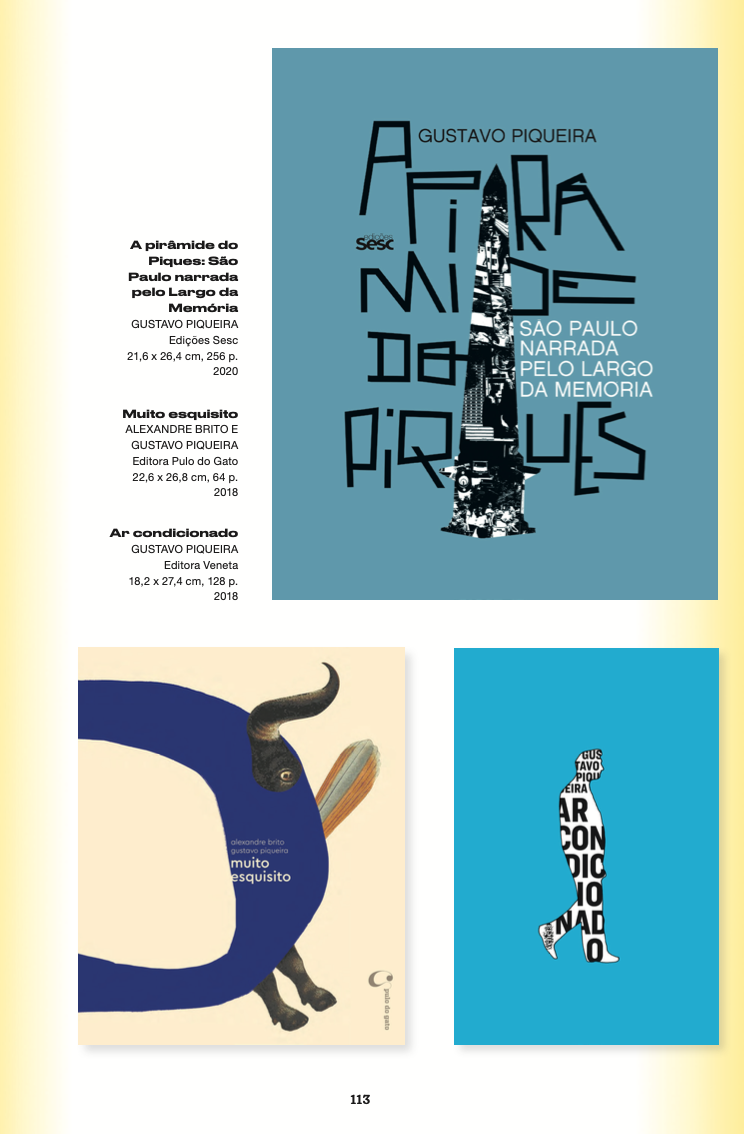 Capas de Gustavo Piqueira | © Seiva Capas de Gustavo Piqueira | © Seiva
