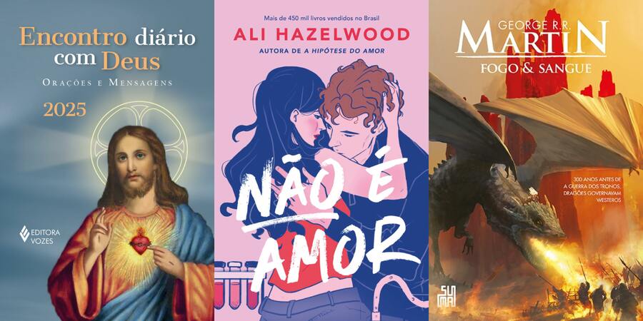 Novidades da semana na Lista de Mais Vendidos do PublishNews