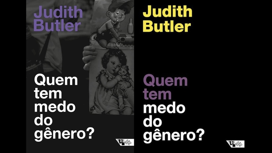 As duas capas do livro 'Quem tem medo de gênero?' | © Reprodução